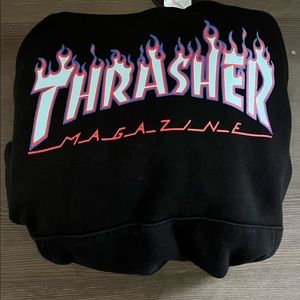 Thrasher flame hoodie